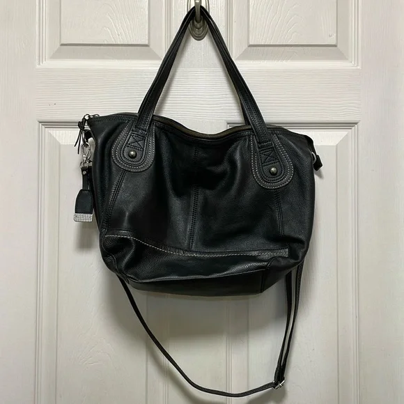 The Sak Bags The Sak Leather Crossbody Large Shoulder Handbagpurse Black Poshmark